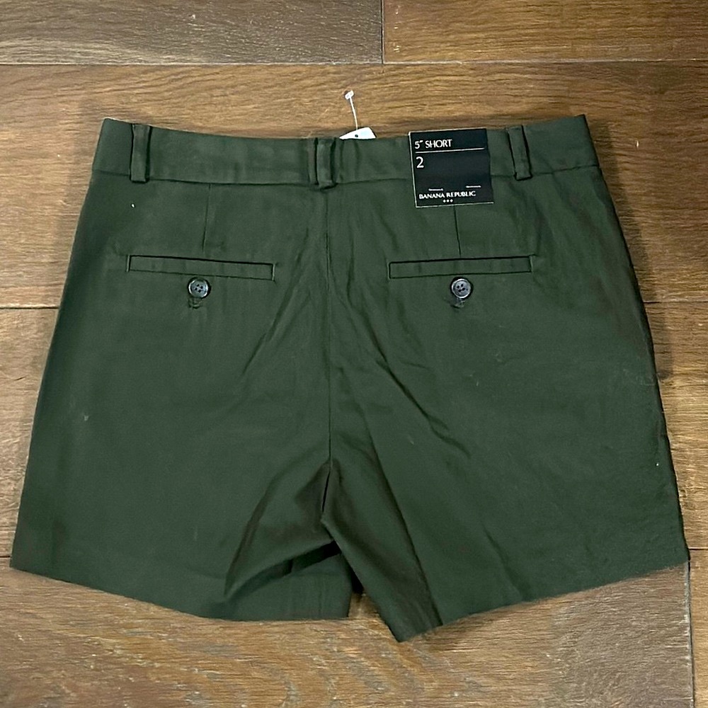 Banana Republic Dark Green Shorts
